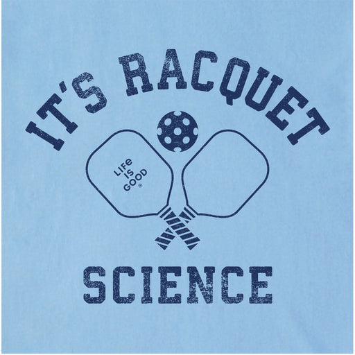 Life Is Good : Men's Racquet Science Pickleball Long Sleeve Crusher Tee - Life Is Good : Men's Racquet Science Pickleball Long Sleeve Crusher Tee