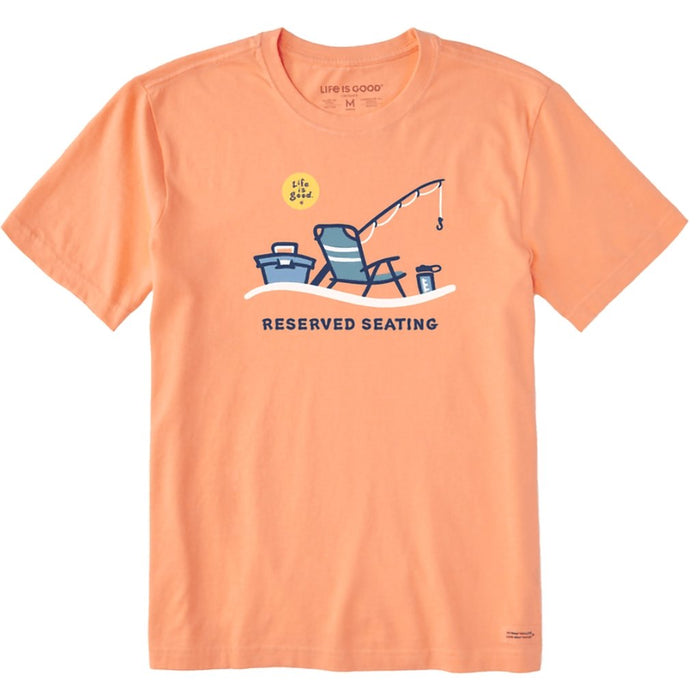 Life Is Good : Men's Reserved Seating Short Sleeve Tee - Life Is Good : Men's Reserved Seating Short Sleeve Tee