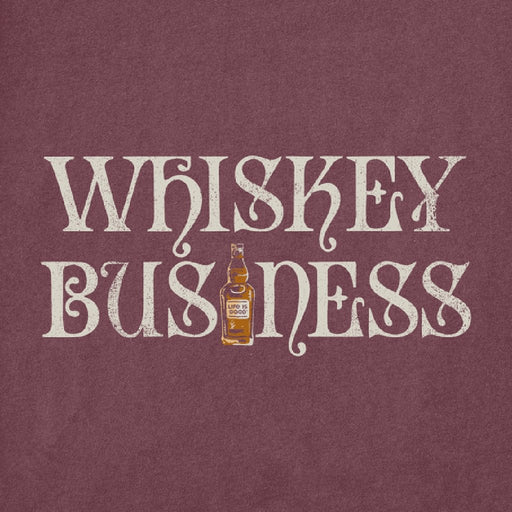 Life Is Good : Men's Whiskey Business Bottle Short Sleeve Tee -
