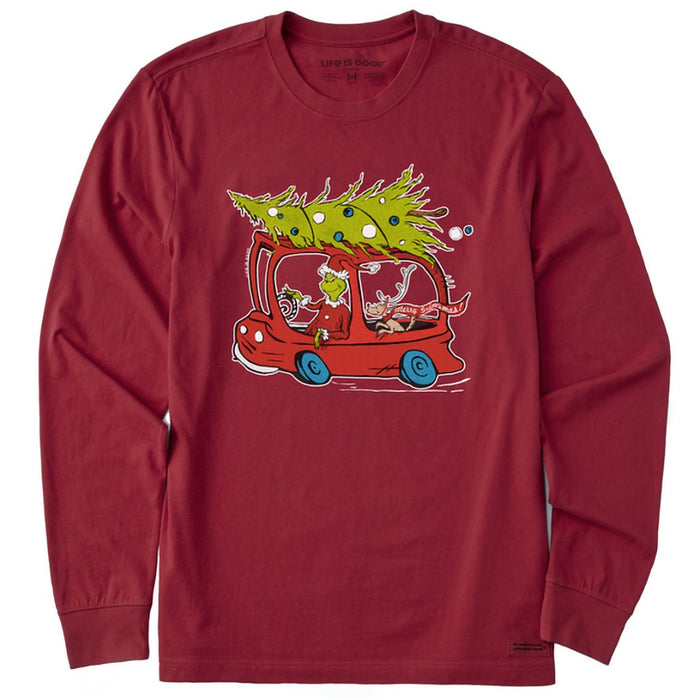 Life Is Good : Men's Whoville Or Bust Long Sleeve Crusher Tee