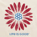 Life Is Good : Women's Americana Daisy Crusher-LITE Tee - Life Is Good : Women's Americana Daisy Crusher-LITE Tee