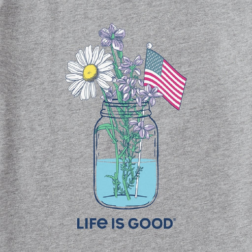 Life Is Good : Women's Americana Jar Crusher Tee -