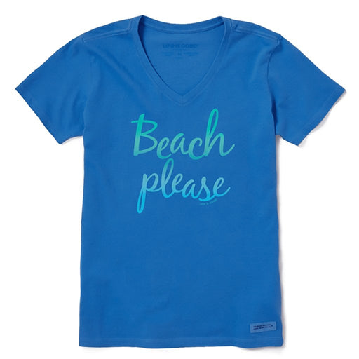 Life Is Good : Women's Beach Please Crusher-Lite Vee -