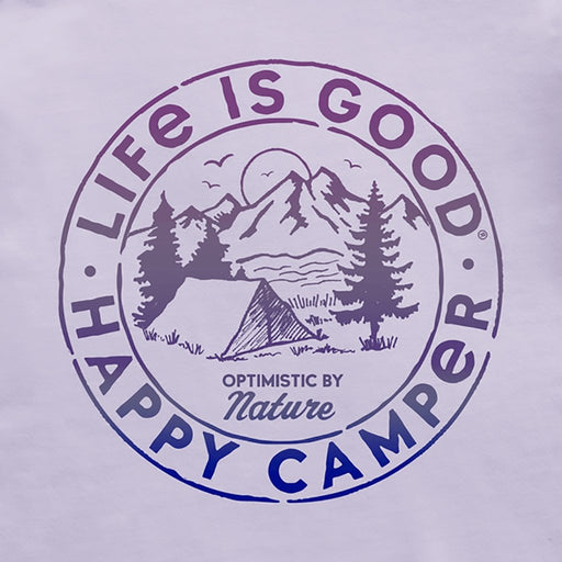 Life Is Good : Women's Happy Camper Retro Crusher-Lite Tee -