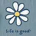 Life Is Good : Women's Life Is Good Daisy Crusher Tee -