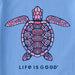 Life Is Good : Women's Mandala Turtle Crusher Tee -