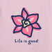 Life Is Good : Women's Orchid Crusher Tee - Life Is Good : Women's Orchid Crusher Tee