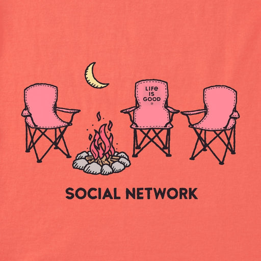 Life Is Good : Women's Social Network Camp Crusher Vee -