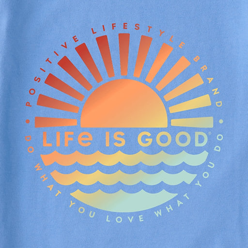 Life Is Good : Women's Sunset On The Water Short Sleeve Tee -