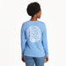 Life Is Good : Women's Trippy Here Comes The Sun Long Sleeve Crusher-Lite Tee -