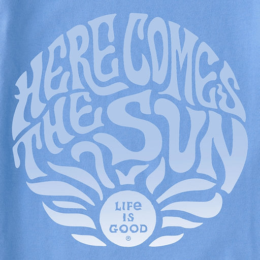 Life Is Good : Women's Trippy Here Comes The Sun Long Sleeve Crusher-Lite Tee -