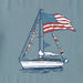 Life Is Good : Women's USA Sailboat Crusher-LITE Tee - Life Is Good : Women's USA Sailboat Crusher-LITE Tee
