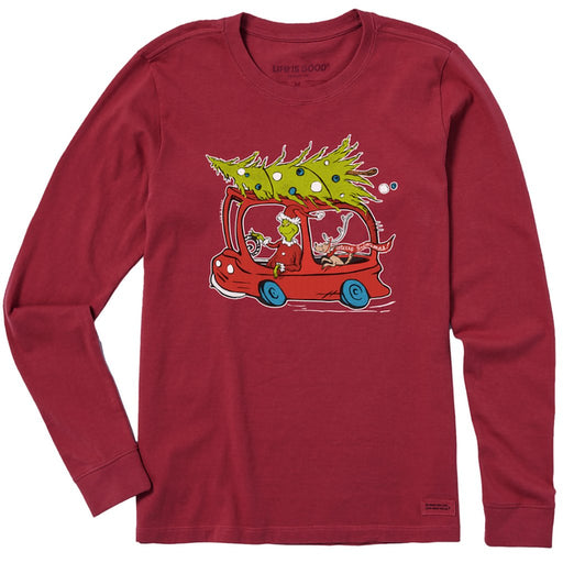 Life Is Good : Women's Whoville Or Bust Long Sleeve Crusher Tee - Life Is Good : Women's Whoville Or Bust Long Sleeve Crusher Tee
