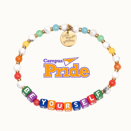 Little Words Project : Be Yourself- LGBTQIA+ Bracelet - Little Words Project : Be Yourself- LGBTQIA+ Bracelet