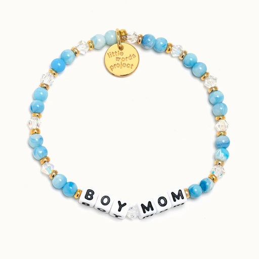 Little Words Project : Boy Mom- Family Bracelet - Little Words Project : Boy Mom- Family Bracelet