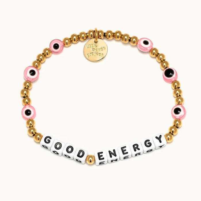 Little Words Project : Good Energy- Waterproof Gold Bracelet - Little Words Project : Good Energy- Waterproof Gold Bracelet