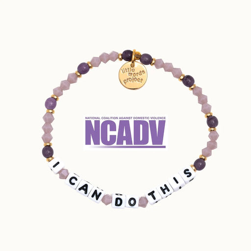 Little Words Project : I Can Do This- Domestic Violence Bracelet - Little Words Project : I Can Do This- Domestic Violence Bracelet