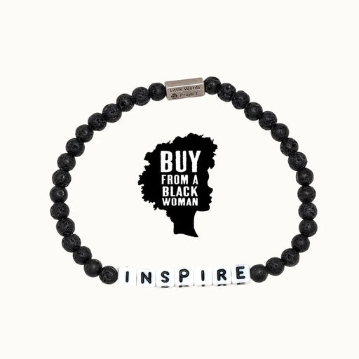 Little Words Project : Inspire- Black Women Empowerment Bracelet - Little Words Project : Inspire- Black Women Empowerment Bracelet
