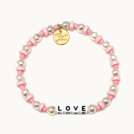 Little Words Project : Love - Pearl Pink Bracelet - Little Words Project : Love - Pearl Pink Bracelet