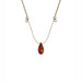 &Livy : Hyevibe Crystal Silk Slider Necklace in Smoked Amber - &Livy : Hyevibe Crystal Silk Slider Necklace in Smoked Amber