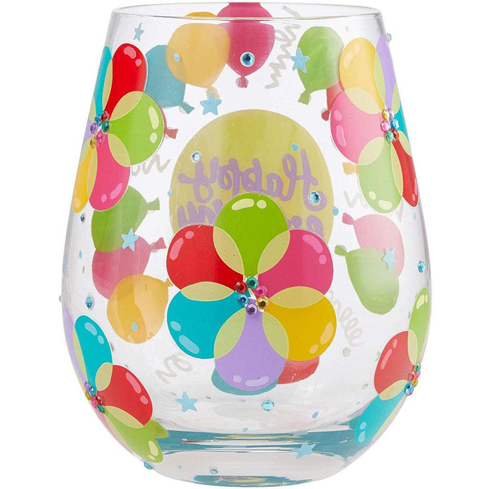 Lolita : Balloons Stemless Wine Glass -