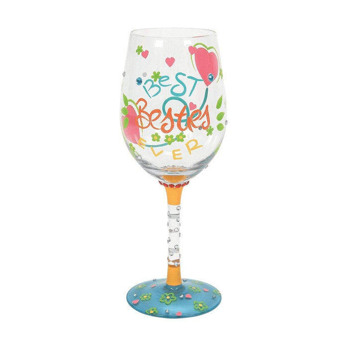 Lolita : Best Besties Ever Wine Glass -