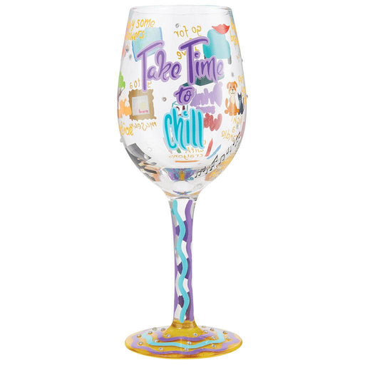 Lolita Pretty As A Peacock Wine Glass