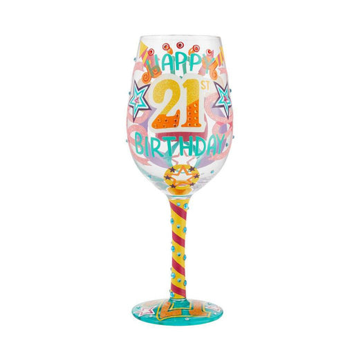 Lolita : Wine Glass - Happy 21st Birthday -