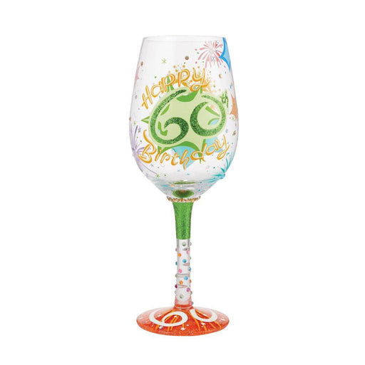 Lolita : Wine Glass Happy 60th Birthday -