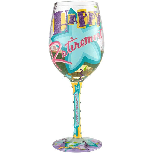 Lolita : Wine Glass - Happy Retirement -