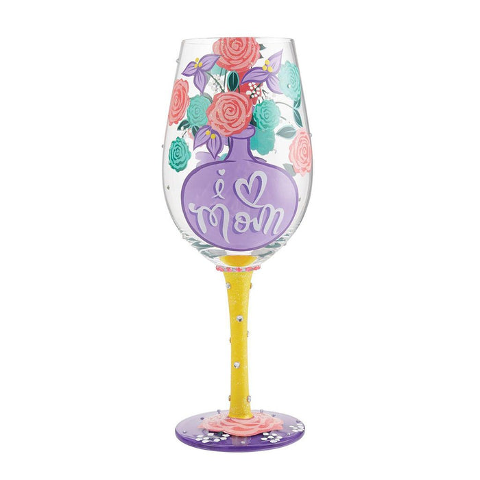 Lolita : Wine Glass in I Heart Mom - Lolita : Wine Glass in I Heart Mom