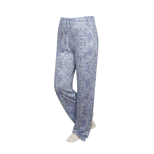 Lounge Pants - Blue Medallion Paisley - Fashion by Mirabeau - Assorted Size S,M,L,XL - Lounge Pants - Blue Medallion Paisley - Fashion by Mirabeau - Assorted Size S,M,L,XL