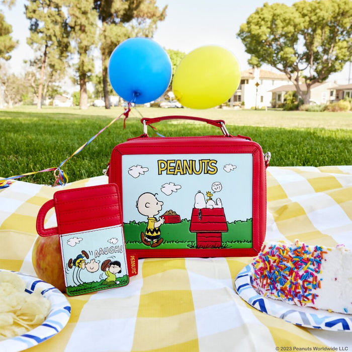 Loungefly : Peanuts Charlie Brown Vintage Lunchbox Crossbody Bag - Loungefly : Peanuts Charlie Brown Vintage Lunchbox Crossbody Bag