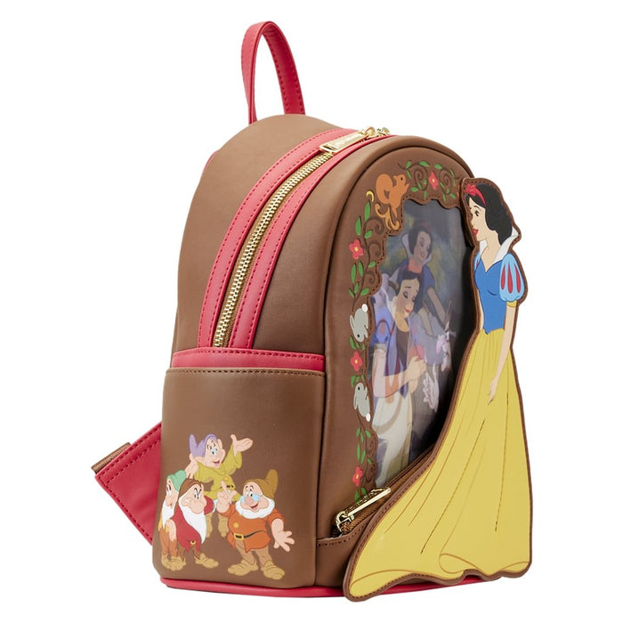 Loungefly : Snow White Lenticular Princess Series Mini Backpack - Loungefly : Snow White Lenticular Princess Series Mini Backpack