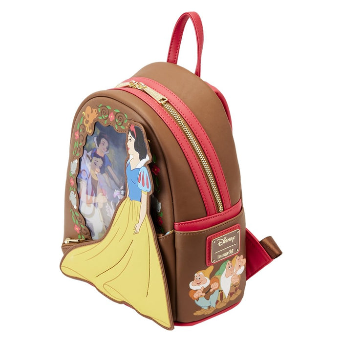 Loungefly : Snow White Lenticular Princess Series Mini Backpack - Loungefly : Snow White Lenticular Princess Series Mini Backpack