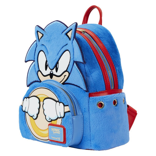 Loungefly : Sonic the Hedgehog Classic Cosplay Plush Mini Backpack - Loungefly : Sonic the Hedgehog Classic Cosplay Plush Mini Backpack