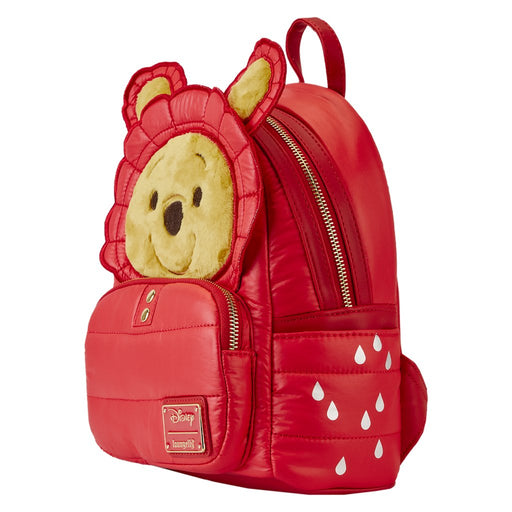Loungefly : Winnie the Pooh Rainy Day Puffer Jacket Cosplay Mini Backpack - Loungefly : Winnie the Pooh Rainy Day Puffer Jacket Cosplay Mini Backpack