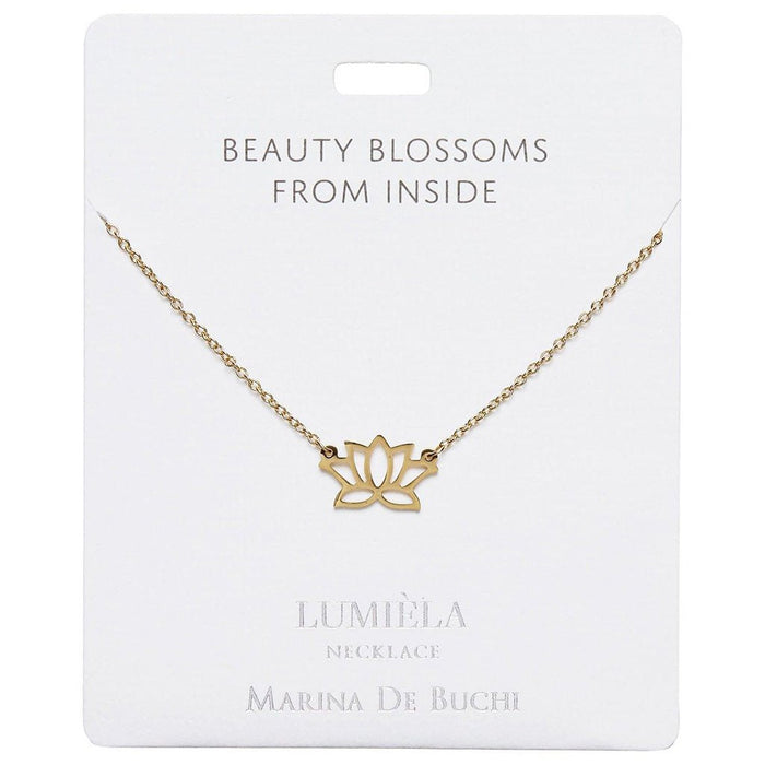 Lumiela Necklace: "beauty blossoms from inside" -Lotus - Lumiela Necklace: "beauty blossoms from inside" -Lotus