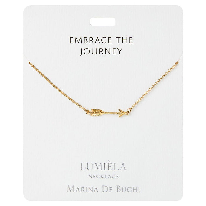 Lumiela Necklace: "embrace the journey " -Arrow - Lumiela Necklace: "embrace the journey " -Arrow