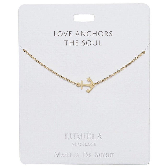 Lumiela Necklace: "love anchors the soul" - Anchor - Lumiela Necklace: "love anchors the soul" - Anchor