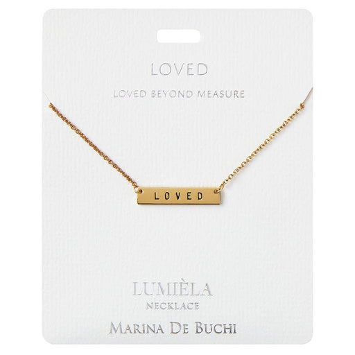 Lumiela Necklace: " loved beyond measure " -Loved - Lumiela Necklace: " loved beyond measure " -Loved
