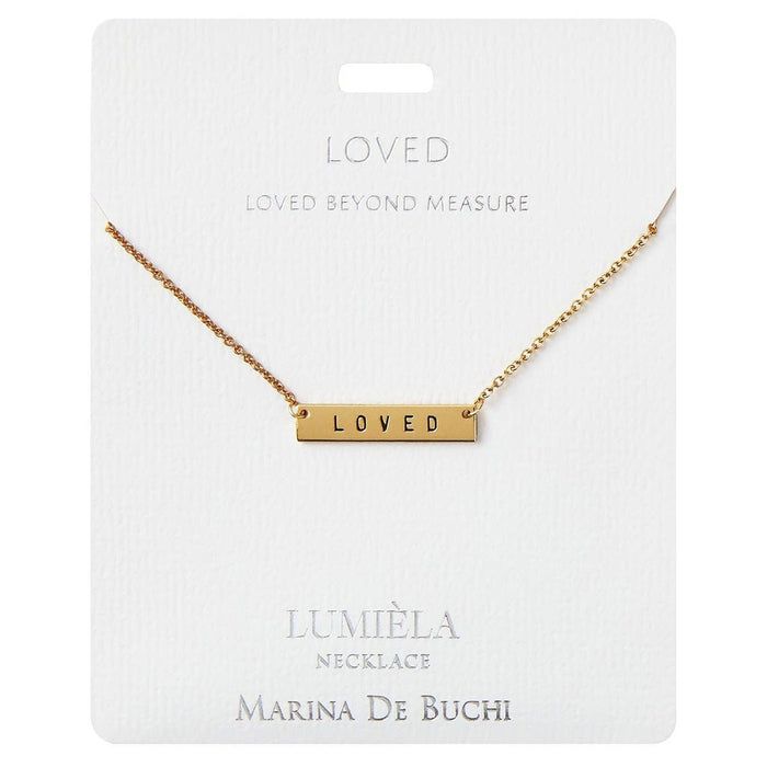 Lumiela Necklace: " loved beyond measure " -Loved - Lumiela Necklace: " loved beyond measure " -Loved