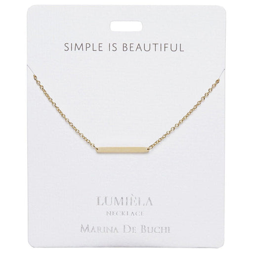 Lumiela Necklace: "simple is beautiful" -Bar - Lumiela Necklace: "simple is beautiful" -Bar