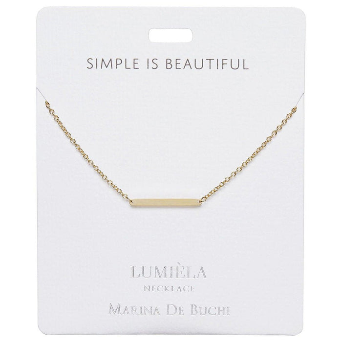 Lumiela Necklace: "simple is beautiful" -Bar - Lumiela Necklace: "simple is beautiful" -Bar