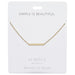 Lumiela Necklace: "simple is beautiful" -Bar - Lumiela Necklace: "simple is beautiful" -Bar