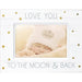 Malden : 4" X 6" "Love You To" Wood With Gold Foil Accents Picture Frame - White -