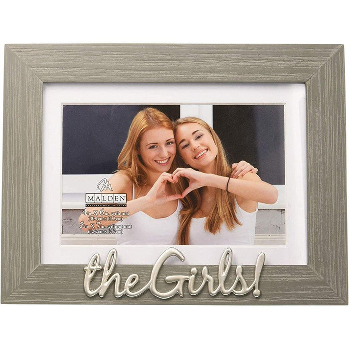 Malden : 4 x 6 "The Girls" Expressions Picture Frame -