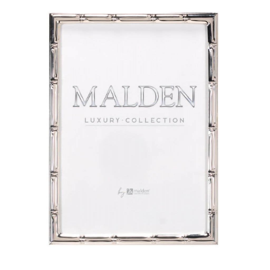 Malden 9054-46 Uptown 4x6-Inch Picture Frame - Matte Silver With Silver Metal, Fashion Design