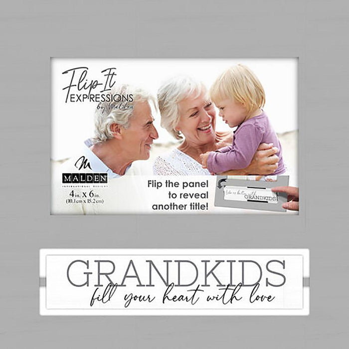 Malden : 4x6 Grandkids Fill Your Heart Flip-It Frame -