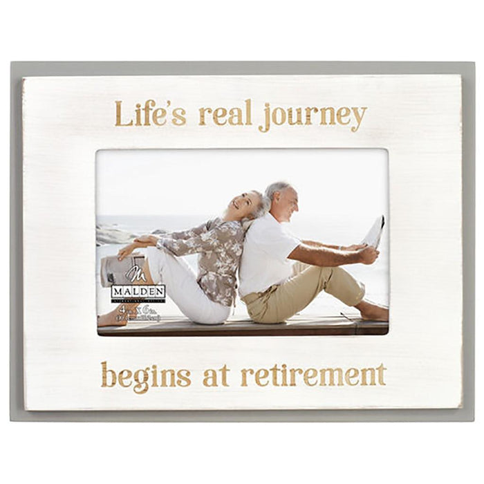Malden : 4X6 Life's Real Journey...Retirement Frame -